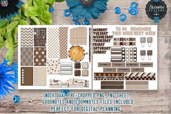 Download Coffee Time Digital Stickers - Sticker Collection