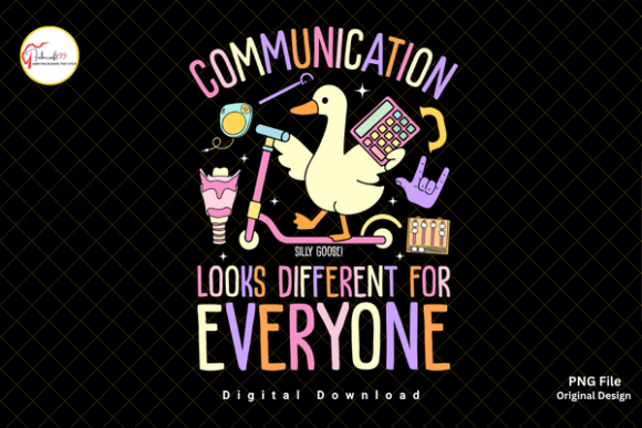 Download Speech Therapy Awareness SLP Goose PNG - Speech Collection