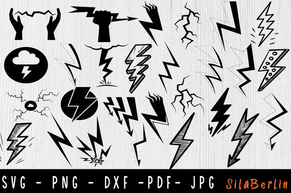 Download Lightning Bolts Bundle SVG, Flash Svg - Flash Collection