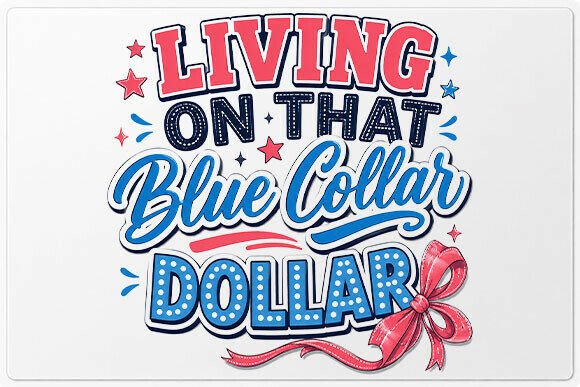 Download Living on That Blue Collar Dollar PNG - Living Collection