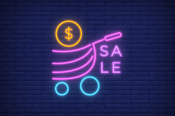 Download Neon Logo Flash Sale Template in Shop - Flash Collection