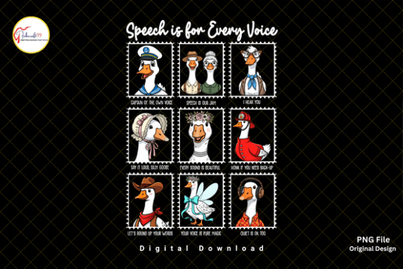 Download SLP Silly Goose PNG, Speech Therapy PNG - Speech Collection