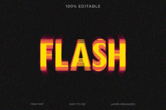 Download Flash Blurry Ghost Horror Glow Text Effe - Flash Collection